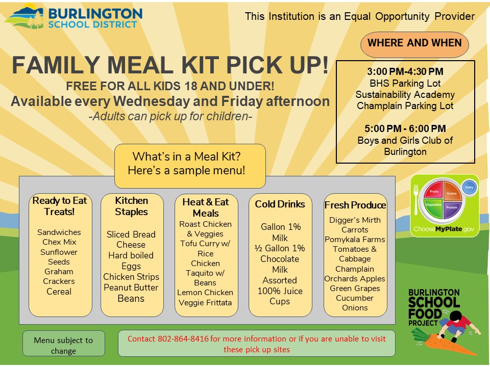 October Week 1 Flier-Meal Kit Pick up Locations October Week 1 Flier-Meal Kit Pick up Locations