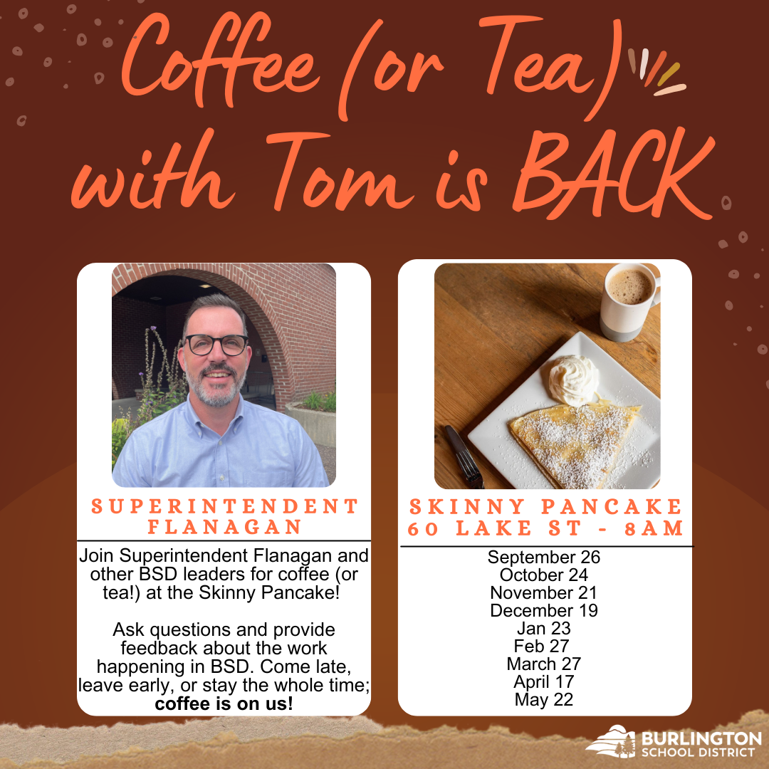 2025-2026 Coffee (and Tea) with Tom is Back!
